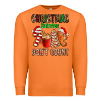 Carrot christmas calories dont count with  christmas tree cake and cookies ad Premium Sweatshirt - AdoDesignShop