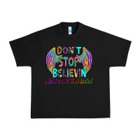 Black don't stop believin' hold on to that feelin' Urban Heavy Tee - RanaPortraitStore