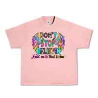 Salmon don't stop believin' hold on to that feelin' Urban Heavy Tee - RanaPortraitStore