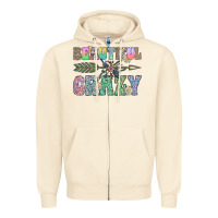 Sandshell beautiful crazy Zipper Hoodie - CowhideDigitalArt