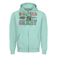 Seafoam beautiful crazy Zipper Hoodie - CowhideDigitalArt
