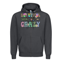 Smoke beautiful crazy Zipper Hoodie - CowhideDigitalArt