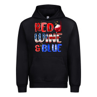 Black red wine and blue Urban Hoodie - MaliasSmallBusiness