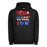 Pigment Black red wine and blue Urban Hoodie - MaliasSmallBusiness