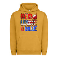 Pigment Peanut Butter red wine and blue Urban Hoodie - MaliasSmallBusiness