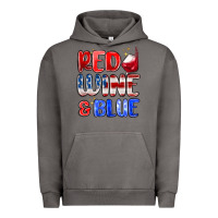 Pigment Tornado red wine and blue Urban Hoodie - MaliasSmallBusiness