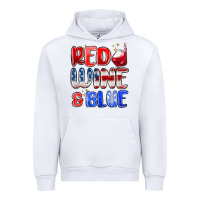 White red wine and blue Urban Hoodie - MaliasSmallBusiness