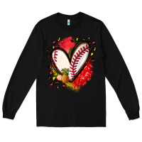 Black fruits and baseball heart Long Sleeve Tee - Zillion Design Studio