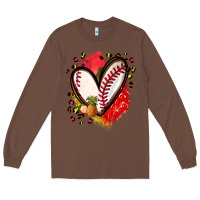 Chestnut fruits and baseball heart Long Sleeve Tee - Zillion Design Studio