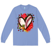 Colony Blue fruits and baseball heart Long Sleeve Tee - Zillion Design Studio