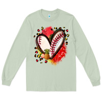 Matcha fruits and baseball heart Long Sleeve Tee - Zillion Design Studio