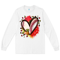 White fruits and baseball heart Long Sleeve Tee - Zillion Design Studio