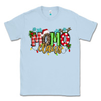 Dusty Blue Momo Claus Classic Tee - texasbilliewilder