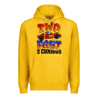 Lemon two fast two curious boys birthday racing car Premium Hoodie - MaliasSmallBusiness