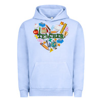 Pigment Grape Ice teacher heart Urban Hoodie - NancyCooperArtShop