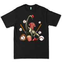Black brachiosaurus with baseball Premium Tee - Artiststas