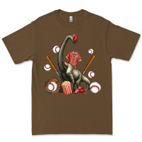 Cacao brachiosaurus with baseball Premium Tee - Artiststas