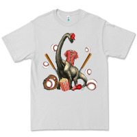 Dove Grey brachiosaurus with baseball Premium Tee - Artiststas
