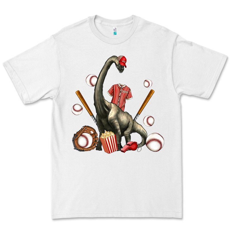 Brachiosaurus With Baseball Premium Tee by Artiststas | Teevron
