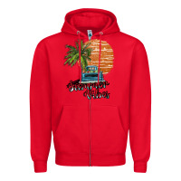 Red summer vibes Zipper Hoodie - SublimationCraftShop