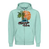 Summer Vibes Zipper Hoodie | Teevron
