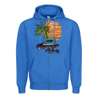 True Royal summer vibes Zipper Hoodie - SublimationCraftShop