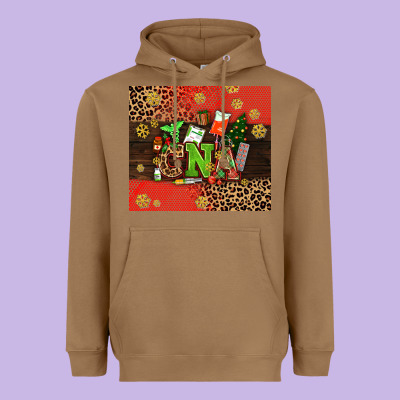 Cna Christmas Heavyweight Hoodie Designed By Adodesignshop
