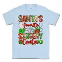Dusty Blue Santa's Favorite Surgery Center png sublimation de Classic Tee - texasbilliewilder