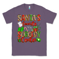 Lavender Santa's Favorite Surgery Center png sublimation de Classic Tee - texasbilliewilder