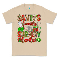 Mushroom Santa's Favorite Surgery Center png sublimation de Classic Tee - texasbilliewilder