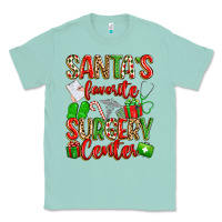 Seafoam Santa's Favorite Surgery Center png sublimation de Classic Tee - texasbilliewilder
