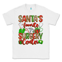 White Santa's Favorite Surgery Center png sublimation de Classic Tee - texasbilliewilder