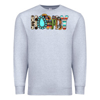 Heather Grey howdy Premium Sweatshirt - JahusDesignShop