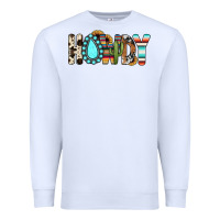 White howdy Premium Sweatshirt - JahusDesignShop