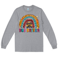 Heather Grey bus driver Long Sleeve Tee - texasbilliewilder