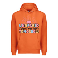 Carrot unafraid i know who holds tomorrow Premium Hoodie - MaliasSmallBusiness