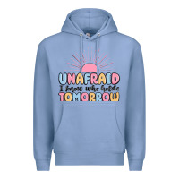 Colony Blue unafraid i know who holds tomorrow Premium Hoodie - MaliasSmallBusiness