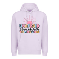 Lilac unafraid i know who holds tomorrow Premium Hoodie - MaliasSmallBusiness