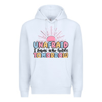 White unafraid i know who holds tomorrow Premium Hoodie - MaliasSmallBusiness