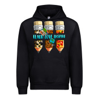 Black teach love inspire Urban Hoodie - NancyCooperArtShop