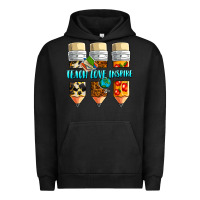 Pigment Black teach love inspire Urban Hoodie - NancyCooperArtShop