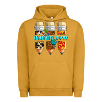 Pigment Peanut Butter teach love inspire Urban Hoodie - NancyCooperArtShop