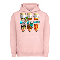 Pigment Salmon teach love inspire Urban Hoodie - NancyCooperArtShop