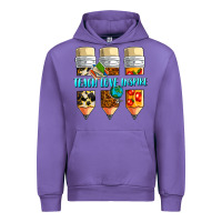 Tulip teach love inspire Urban Hoodie - NancyCooperArtShop