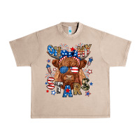 French Oak oh my stars highland cow Urban Heavy Tee - RanaPortraitStore