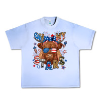 Grape Ice oh my stars highland cow Urban Heavy Tee - RanaPortraitStore