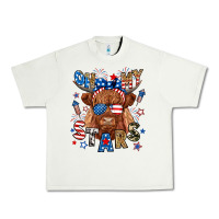 Pistachio oh my stars highland cow Urban Heavy Tee - RanaPortraitStore