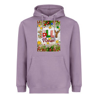 Lavender Christmas Jolly Nurse Heavyweight Hoodie - Artiststas