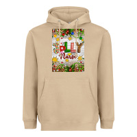 Mushroom Christmas Jolly Nurse Heavyweight Hoodie - Artiststas