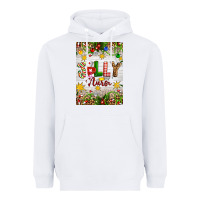 White Christmas Jolly Nurse Heavyweight Hoodie - Artiststas